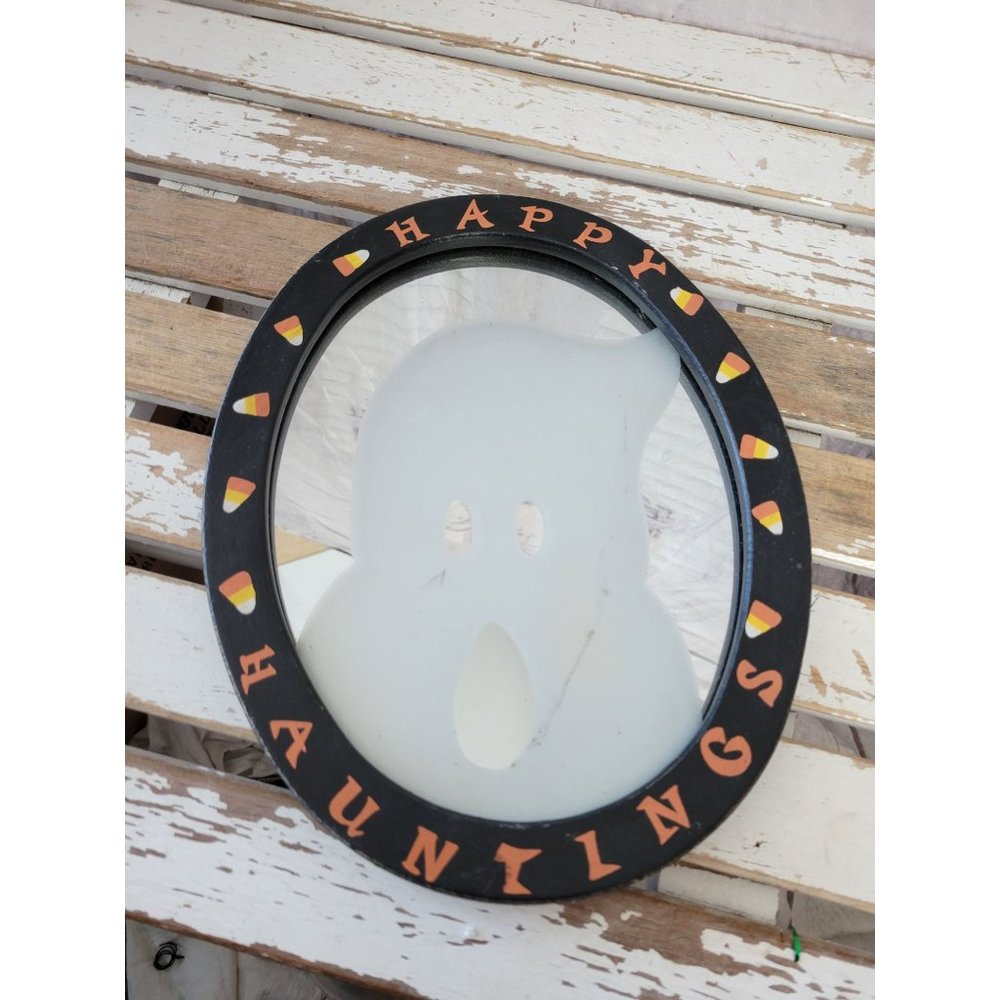 Halloween ghost mirror decor hanging haunted shabby chic decor